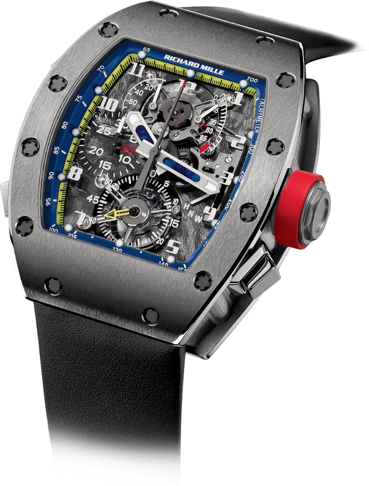 Richard Mille RM 008-V2 Tourbillon Split-Second Chronograph, Titanium case