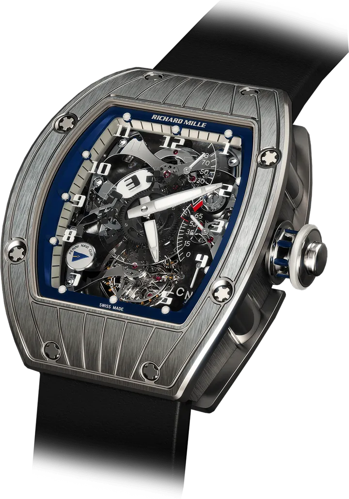 Richard Mille RM 015 Tourbillon Dual Time Zone, White gold case