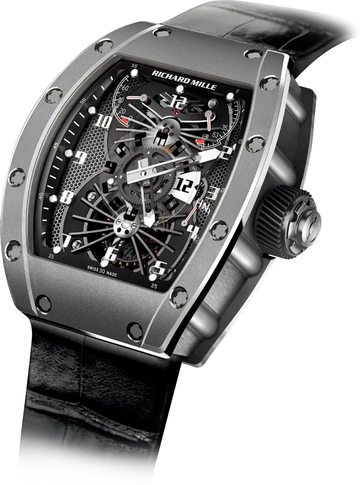 Richard Mille RM 022 Tourbillon Aerodyne Dual Time Zone, Titanium case