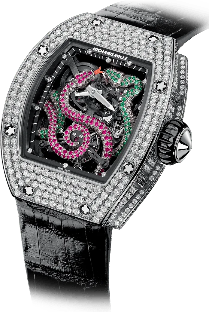Richard Mille RM 026 Tourbillon Serpent, White gold case
