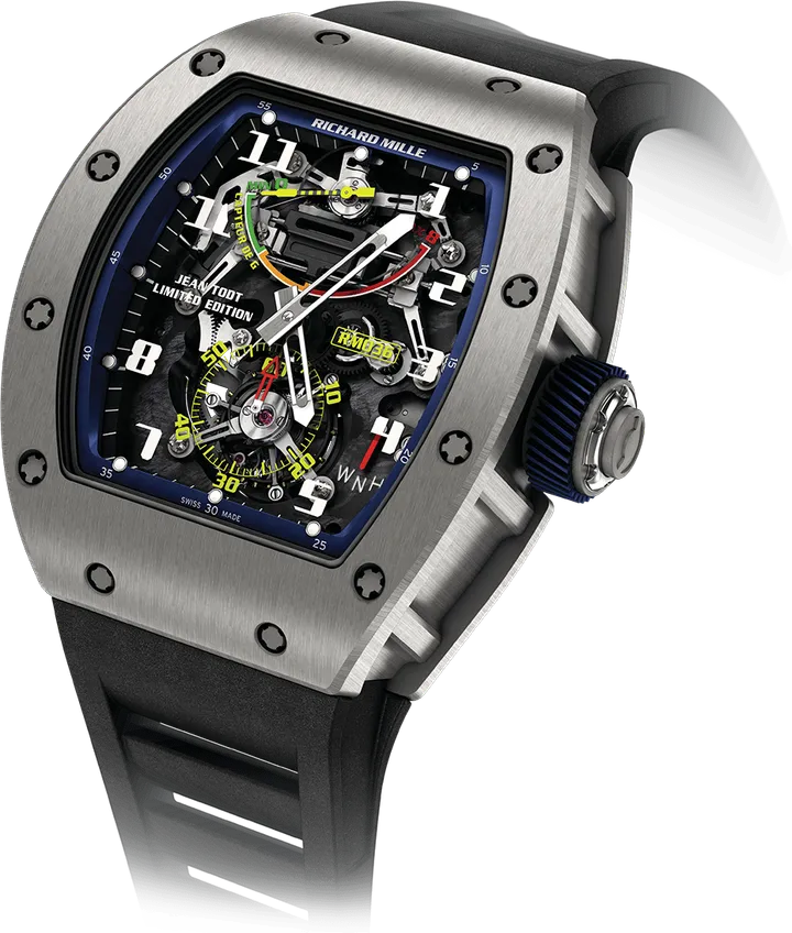 Richard Mille RM 036 Tourbillon, Titanium case