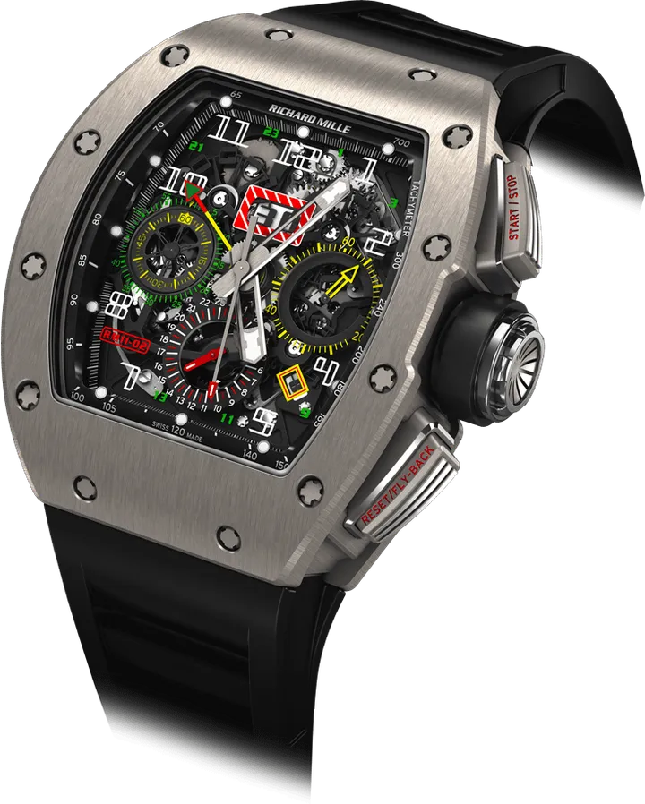 Richard Mille RM 11-02 Automatic Flyback Chronograph Dual Time Zone, Quartz TPT case