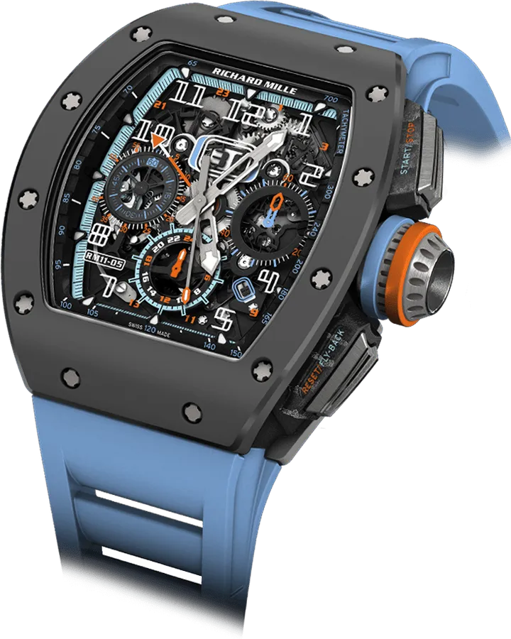 Richard Mille RM 11-05 Automatic Flyback Chronograph GMT, Carbon TPT case