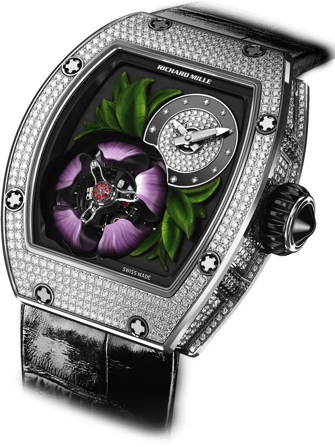 Richard Mille RM 19-02 Tourbillon Fleur, Titanium case