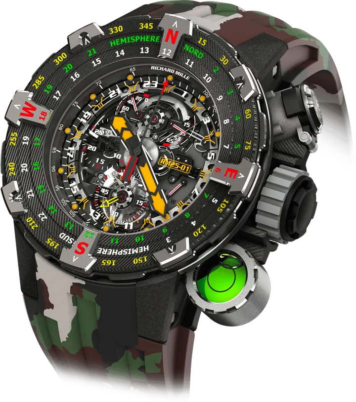 Richard Mille RM 25-01 Manual Winding Tourbillon Chronograph Adventure