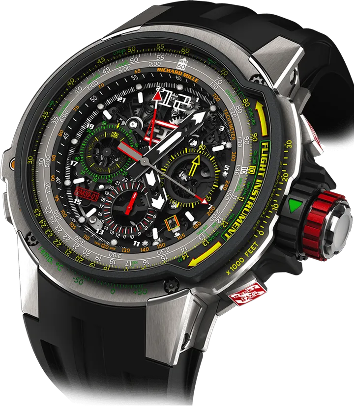 Richard Mille RM 39-01 Automatic Winding Flyback Chronograph Aviation, Titanium case