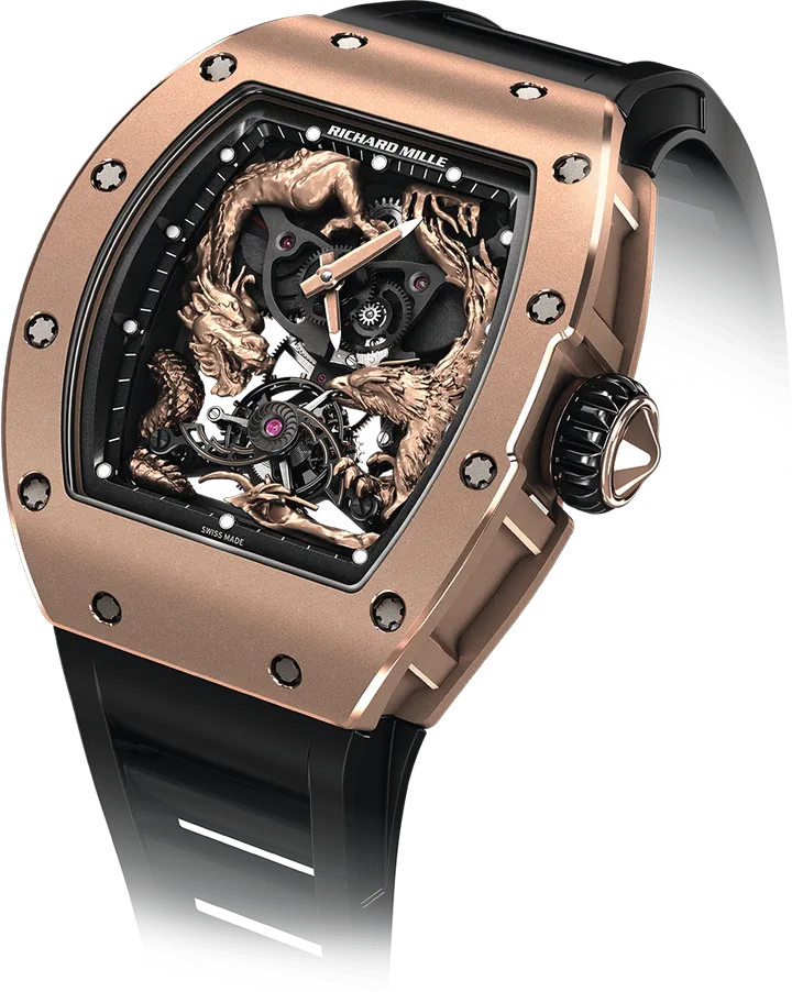 Richard Mille RM 57-01 Tourbillon Jackie Chan, Red gold case