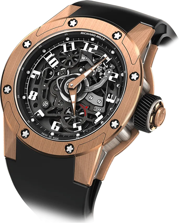 Richard Mille RM 63-01 Automatic Winding Dizzy Hands, Red gold case