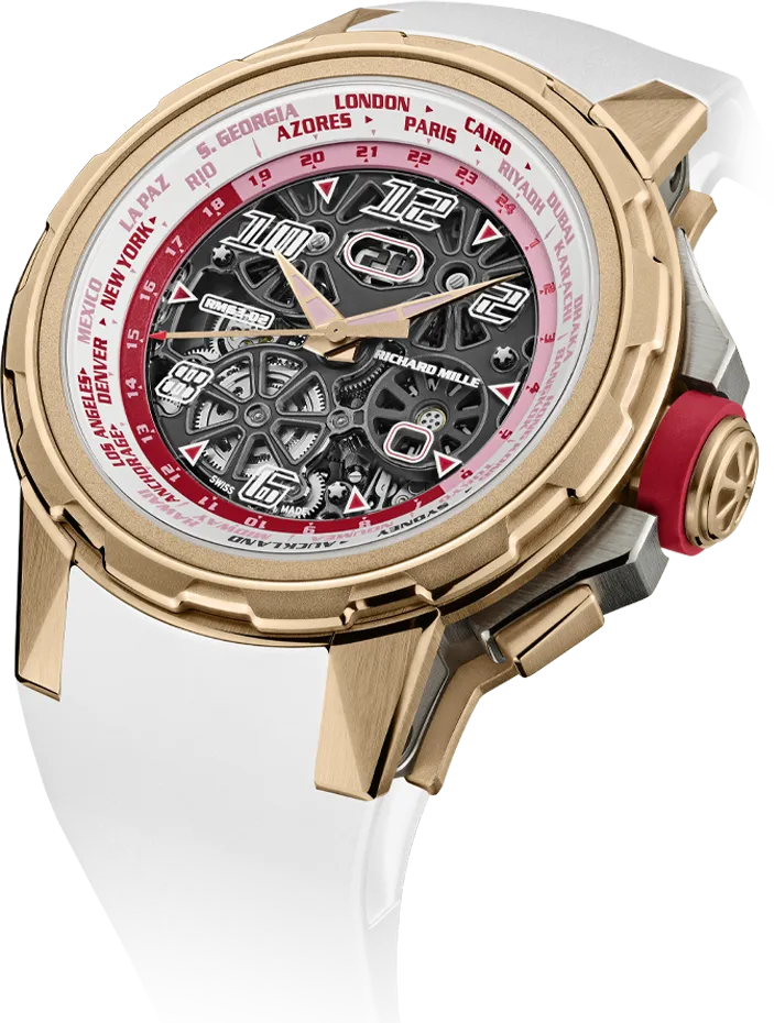 Richard Mille RM 63-02 Automatic Winding Worldtimer, Titanium case