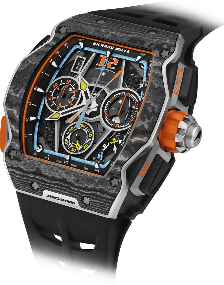 Richard Mille RM 65-01 McLaren W1 Automatic Winding Split-seconds Chronograph McLaren W1, Carbon TPT case