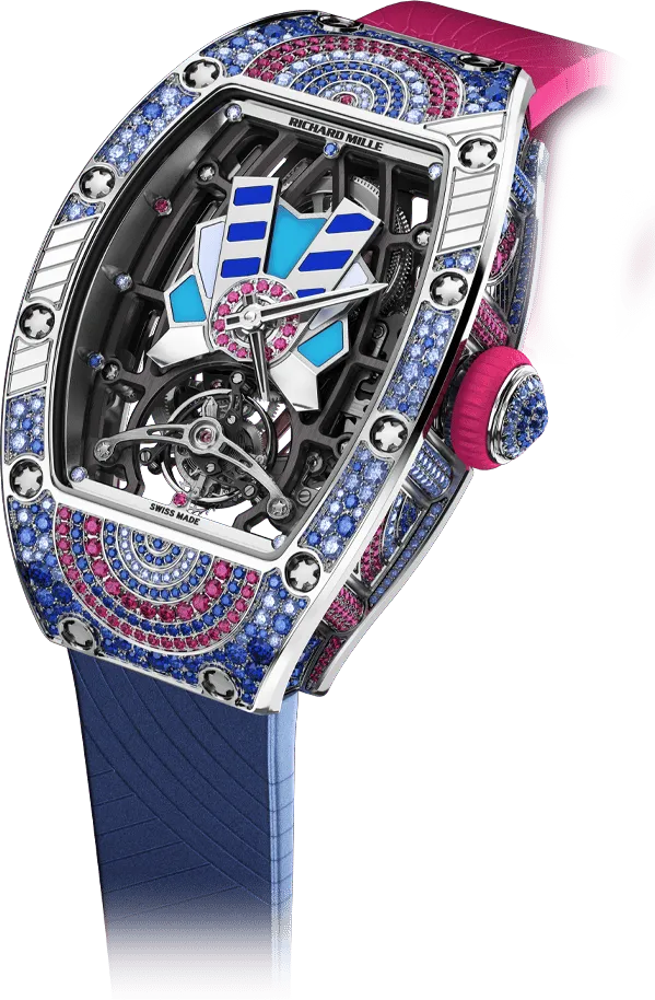 Richard Mille RM 71-02 Automatic Tourbillon Talisman, White gold case