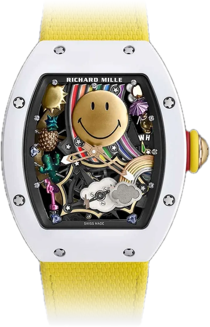 Richard Mille RM 88 Automatic Winding Tourbillon Smiley, Red gold case