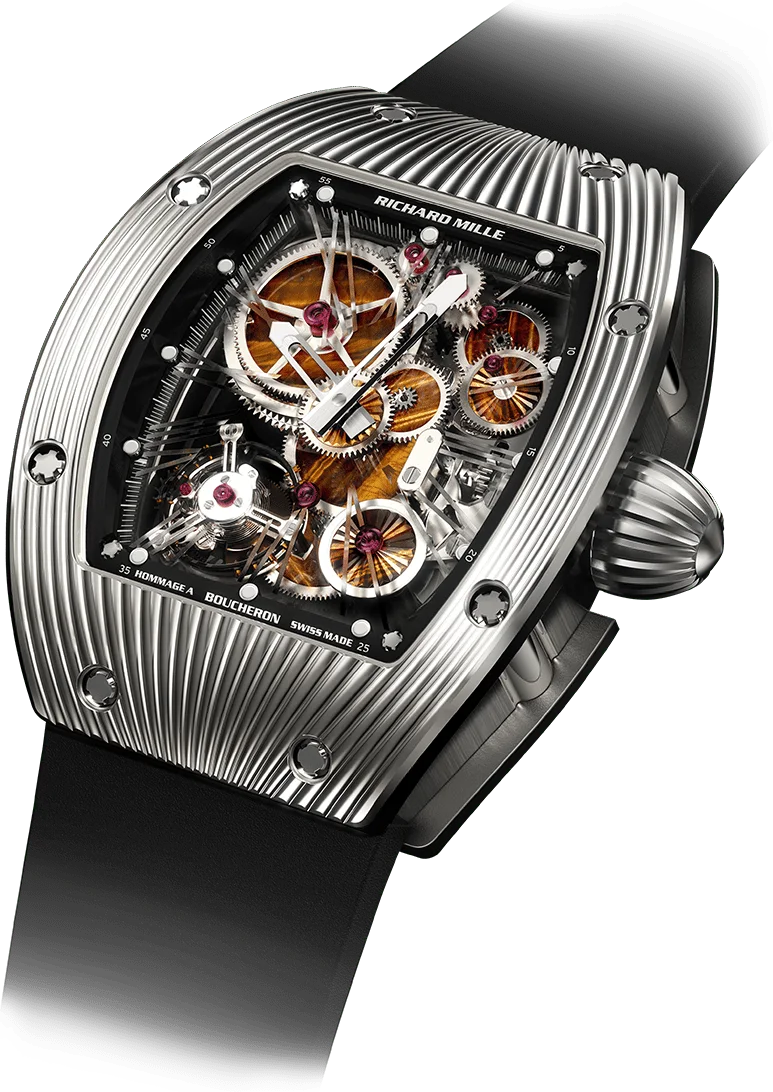 Richard Mille RM 018 Tourbillon Boucheron, White gold case