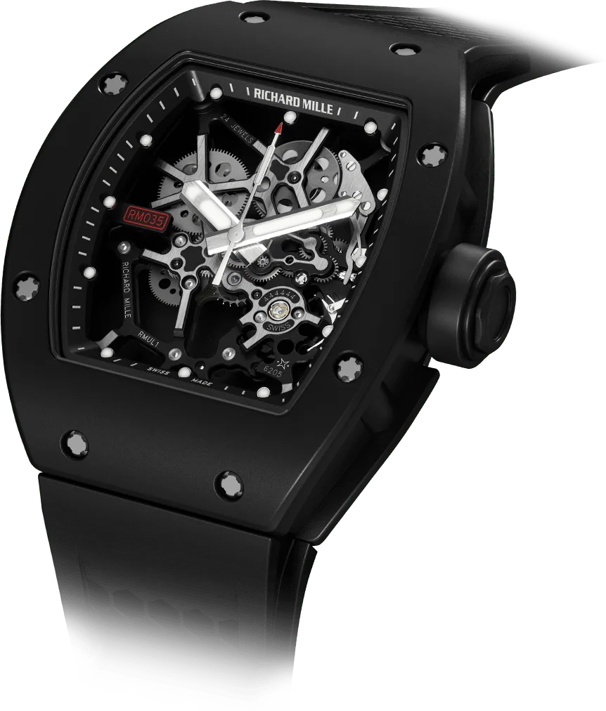 Richard Mille RM 035 Rafael Nadal, Gold Carbon TPT case