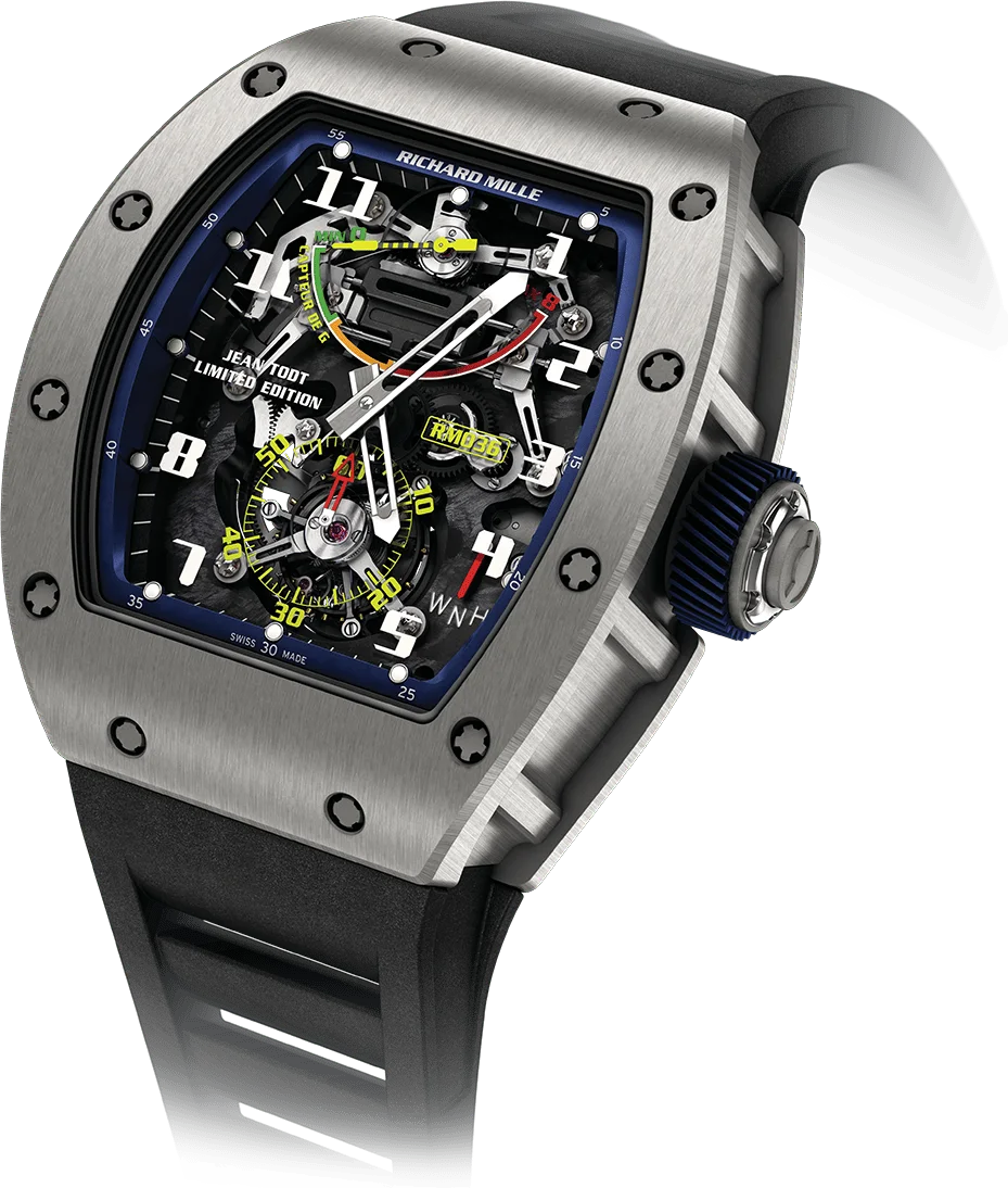 Richard Mille RM 036 Tourbillon, Titanium case