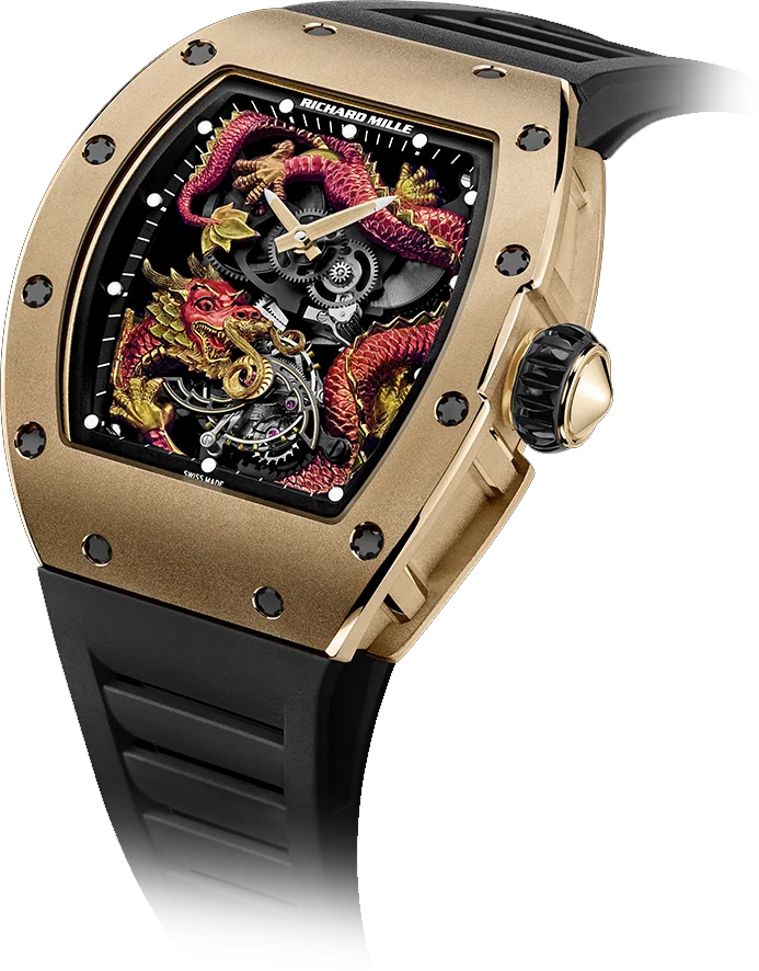 Richard Mille RM 057 Tourbillon Jackie Chan, Red gold case