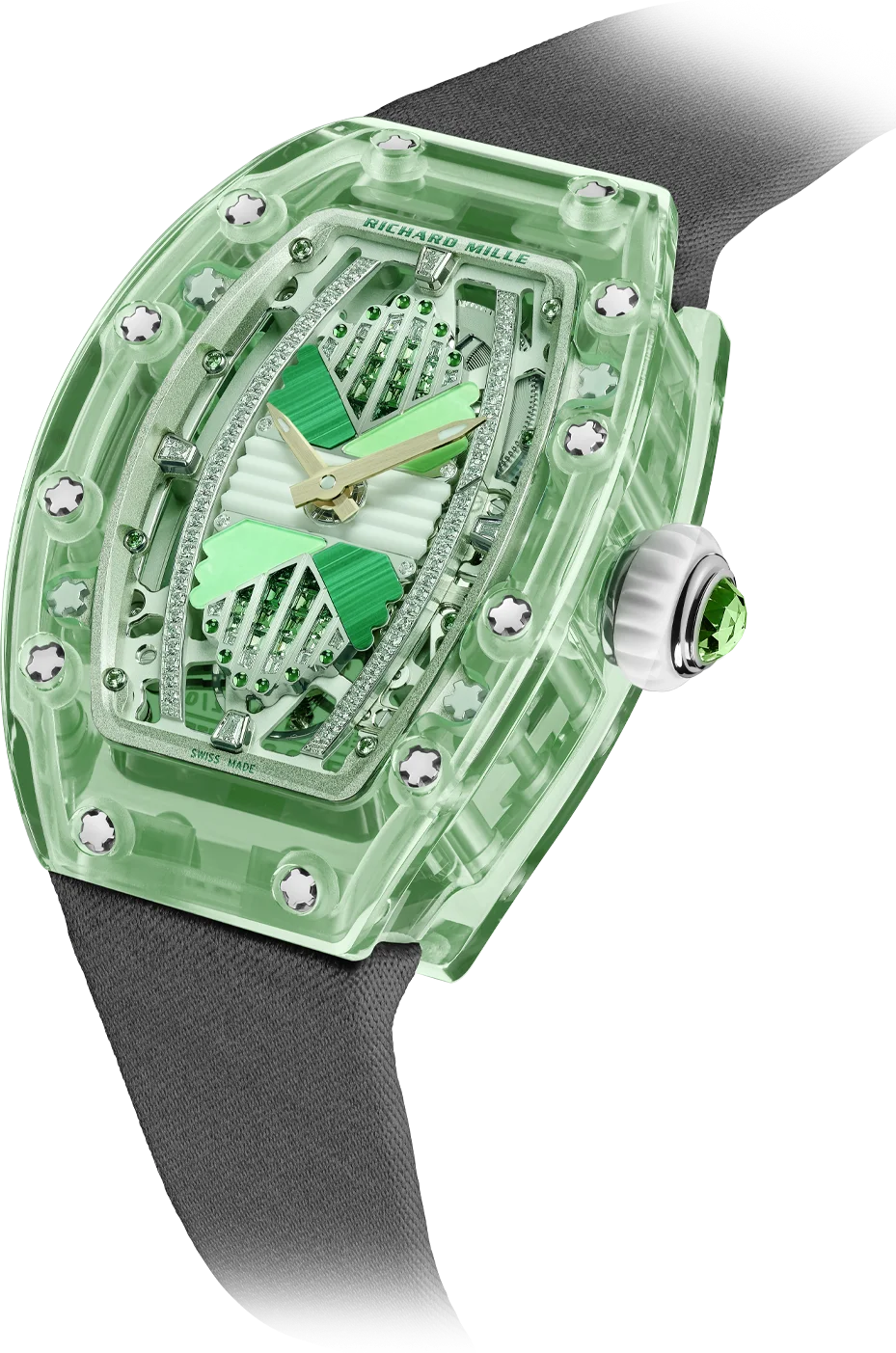 Richard Mille RM 07-02 Lime Green, Carbon TPT case