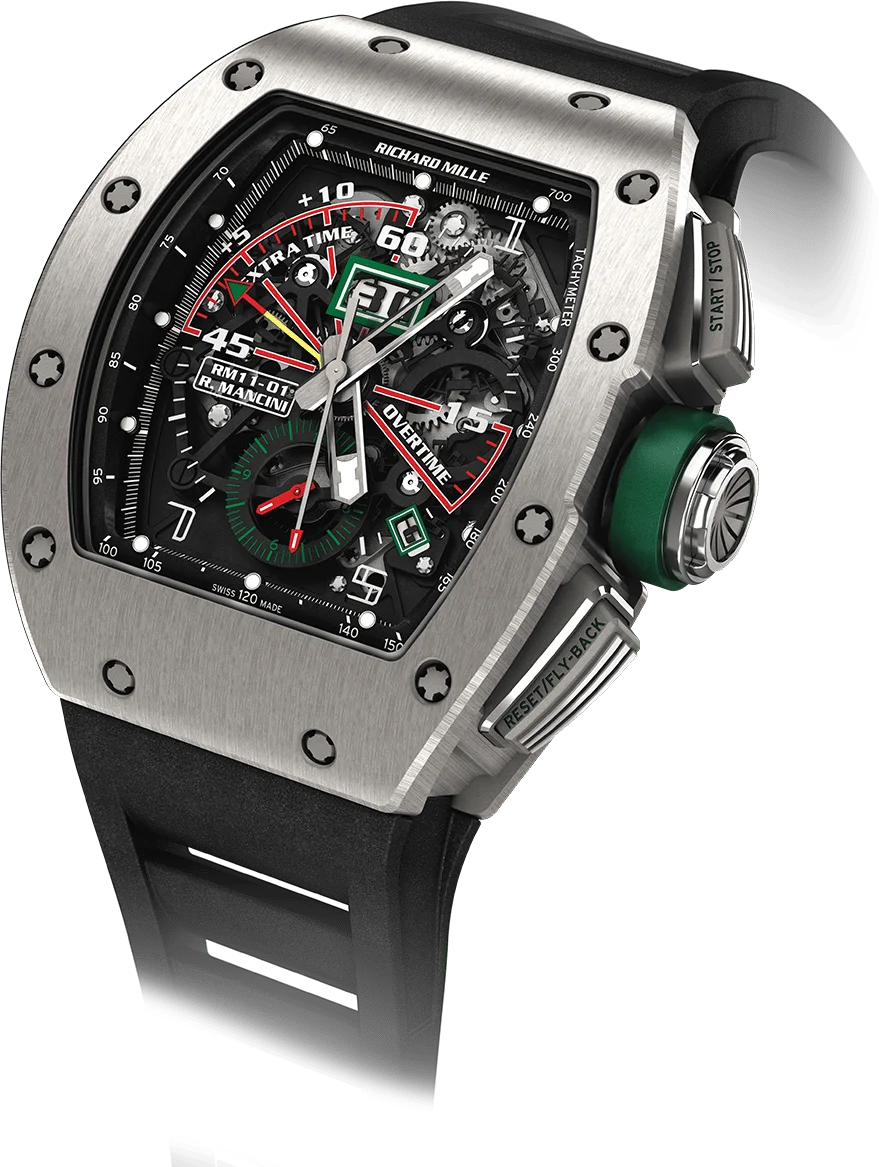 Richard Mille RM 11-01 Automatic Flyback Chronograph Roberto Mancini, Titanium case