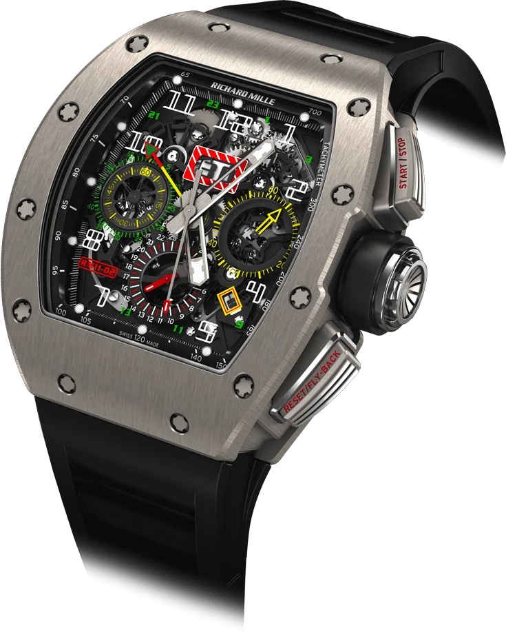 Richard Mille RM 11-02 Automatic Flyback Chronograph Dual Time Zone, Quartz TPT case