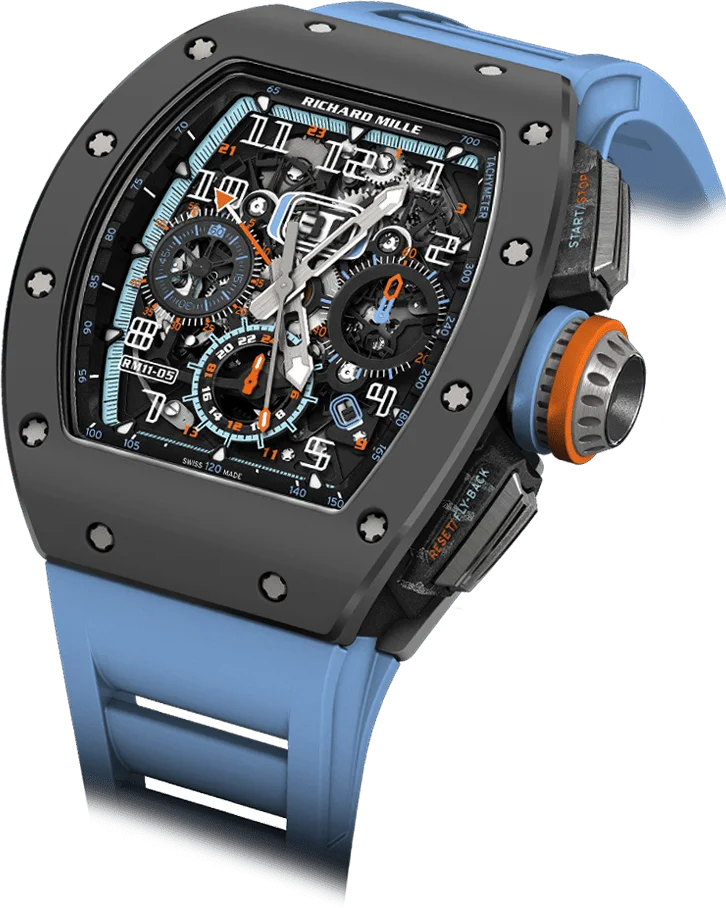 Richard Mille RM 11-05 Automatic Flyback Chronograph GMT, Carbon TPT case