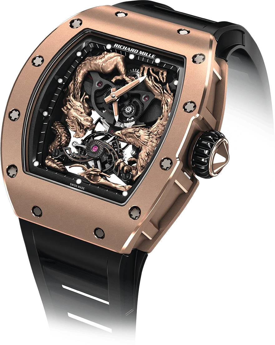 Richard Mille RM 57-01 Tourbillon Jackie Chan, Red gold case
