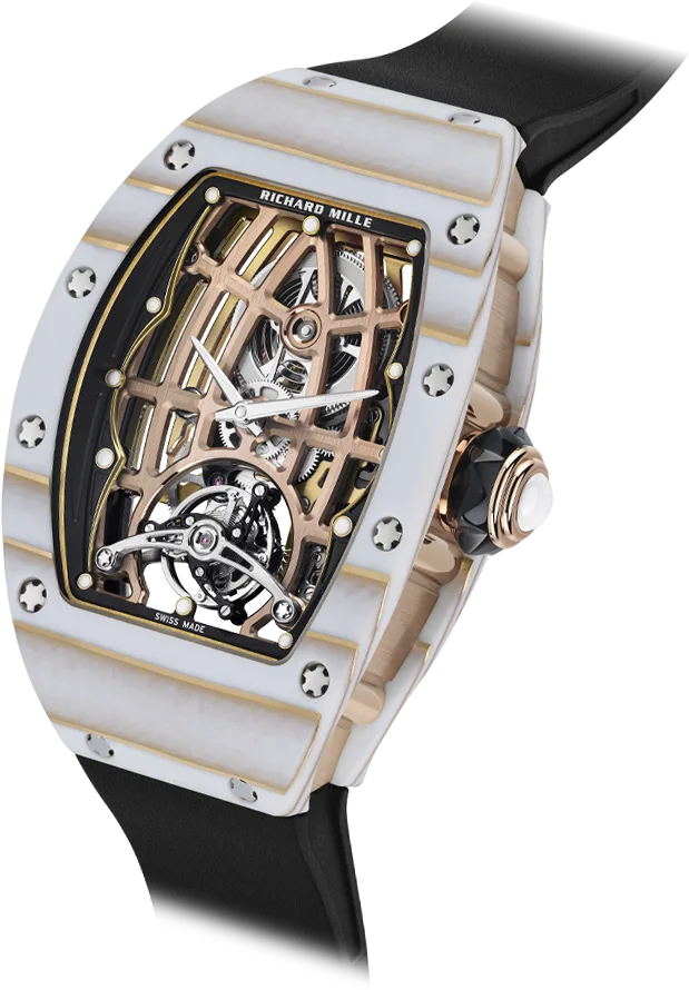 Richard Mille RM 74-02 Gold Quartz TPT, Gold Carbon TPT case