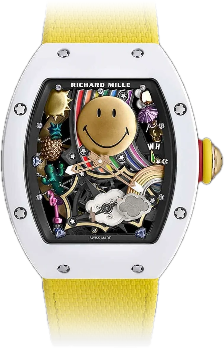 Richard Mille RM 88 Automatic Winding Tourbillon Smiley, Red gold case