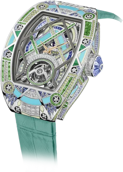 Richard Mille RM HJ-02 Green Gambit, Titanium case