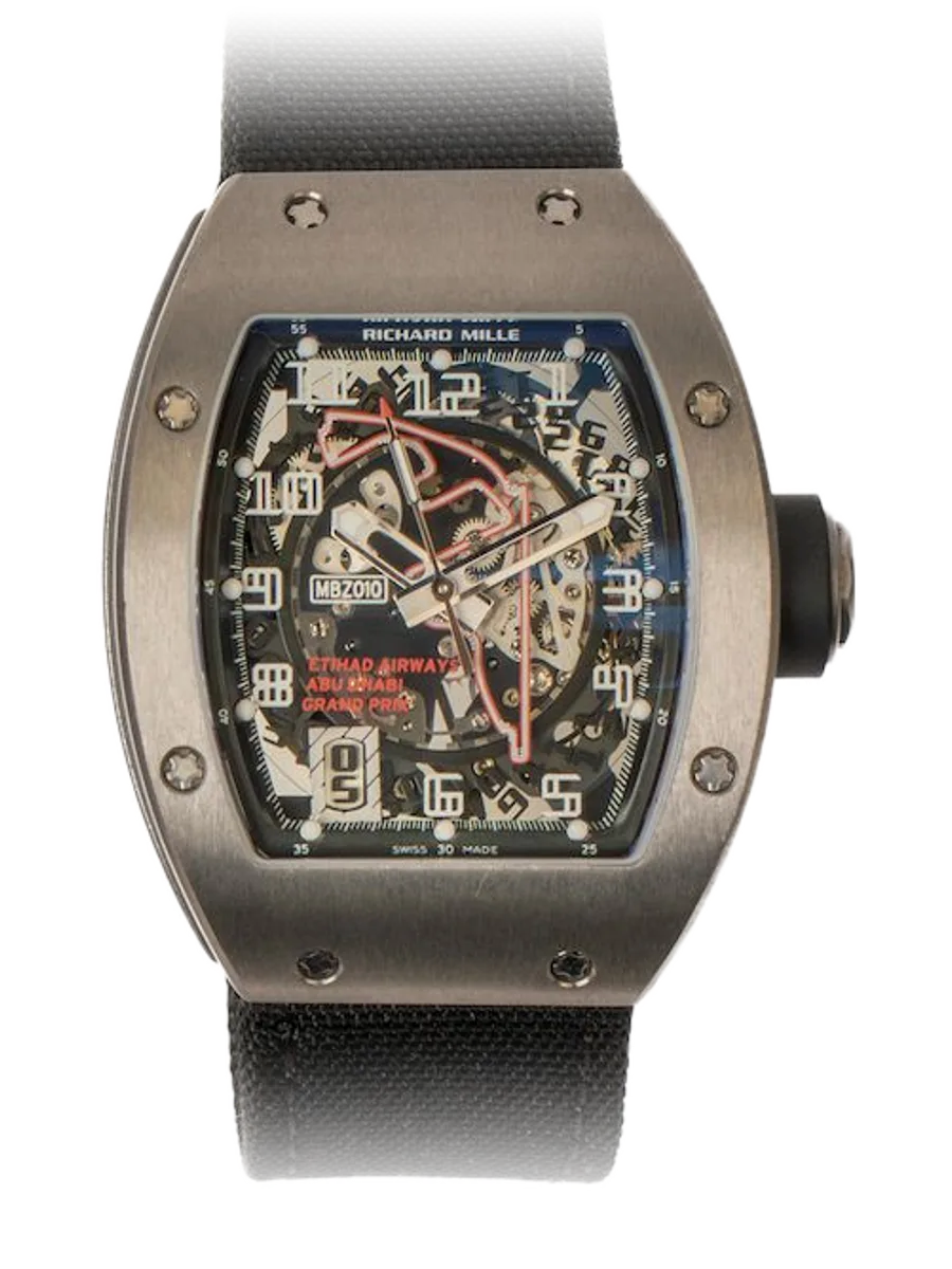 Richard Mille RM 010 Abu Dhabi Grand Prix, Titanium case