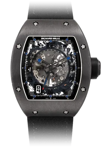 Richard Mille RM 010 Black and Blue Chronopassion, Titanium case