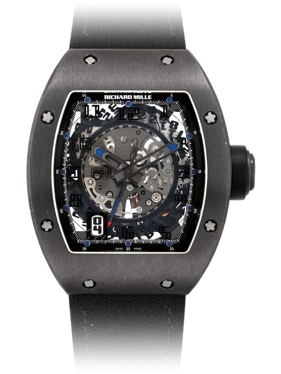 Richard Mille RM 010 Black and Blue Chronopassion, Titanium case