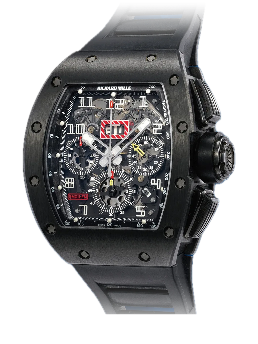 Richard Mille RM 011 Black Chronopassion, Carbon TPT case