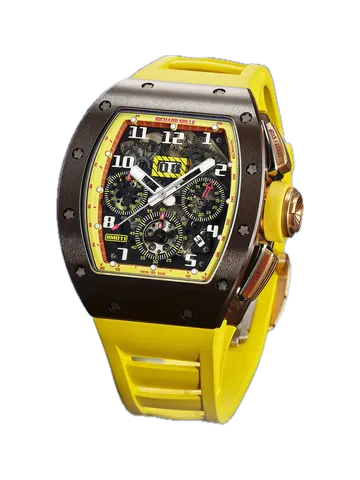 Richard Mille RM 011 Lee Chong Wei, Brown ceramic and pink gold case