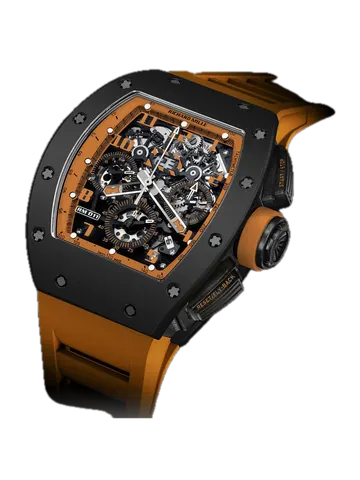 Richard Mille RM 011 Orange Storm, Carbon TPT case