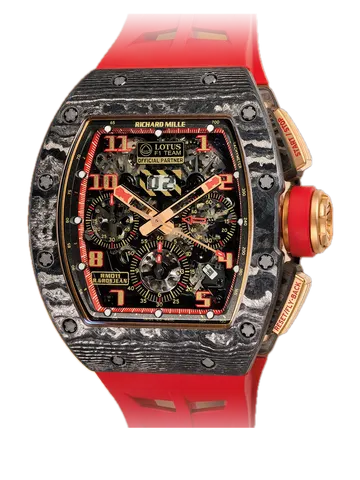 Richard Mille RM 011 Romain Grosjean Lotus F1, 18k pink gold and NTPT carbon case