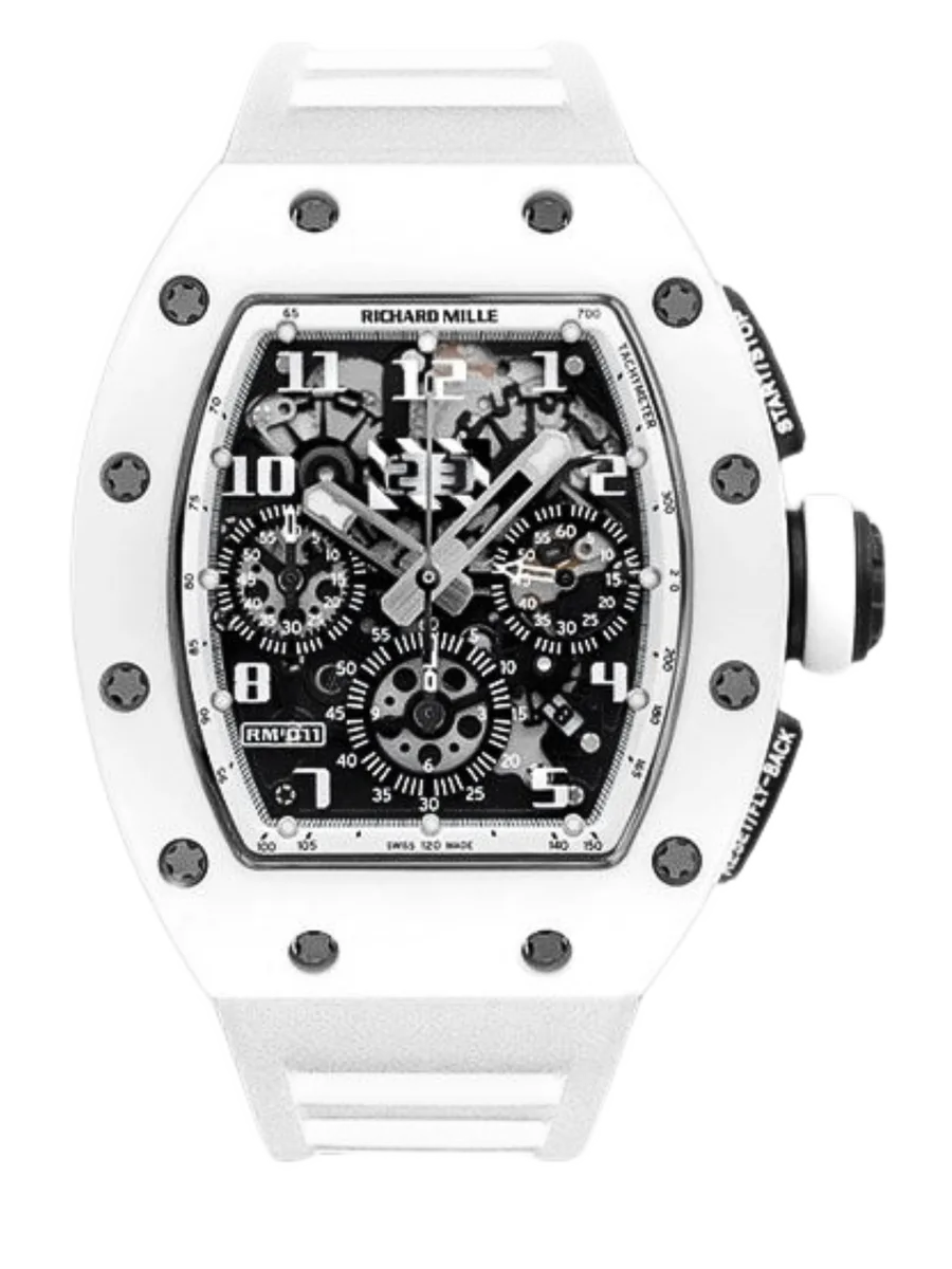 Richard Mille RM 011 White Ghost, Carbon TPT case