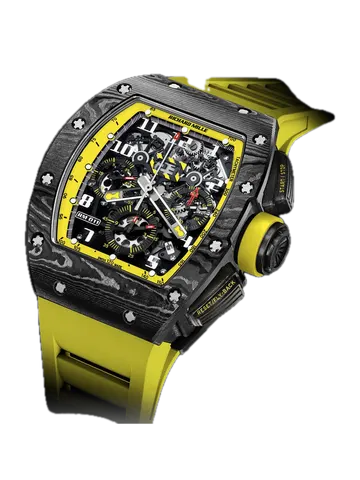 Richard Mille RM 011 Yellow Storm, Carbon TPT case