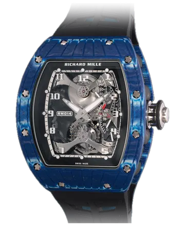 Richard Mille RM 014 Perini Navi Japan Edition, Blue and white Carbon TPT case