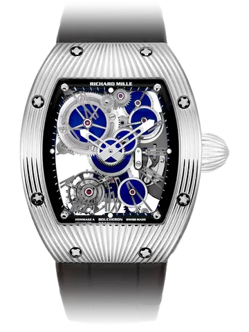 Richard Mille RM 018 Lapis lazuli wheels, White gold case