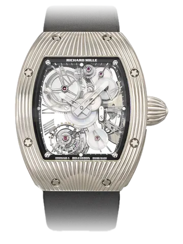 Richard Mille RM 018 Mother-of-pearl wheels, White gold case
