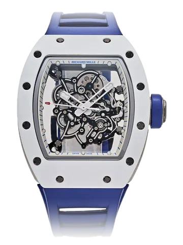 Richard Mille RM 055 Japan Edition, White ceramic and titanium case