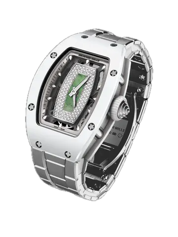 Richard Mille RM 07-01 White gold, ATZ and jade, White gold case
