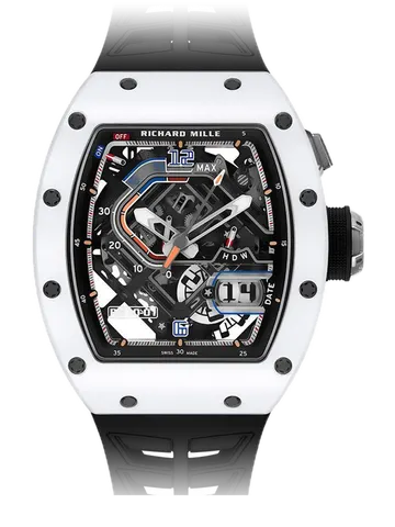 Richard Mille RM 30-01 ATZ white ceramic, White ATZ ceramic case