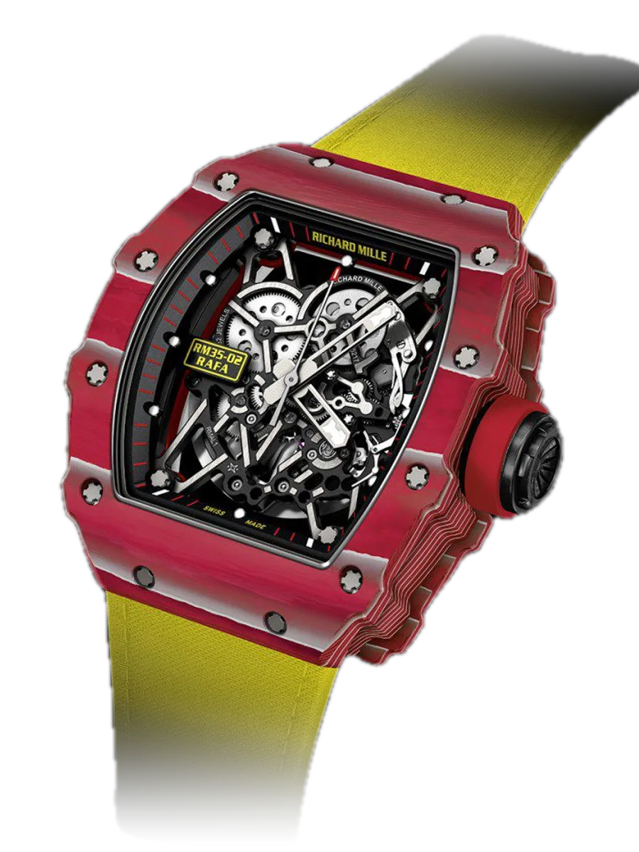 Richard Mille RM 35-02 Red Quartz TPT, Carbon TPT case