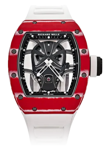 Richard Mille RM 52-06 Red and white Quartz TPT, Carbon TPT case