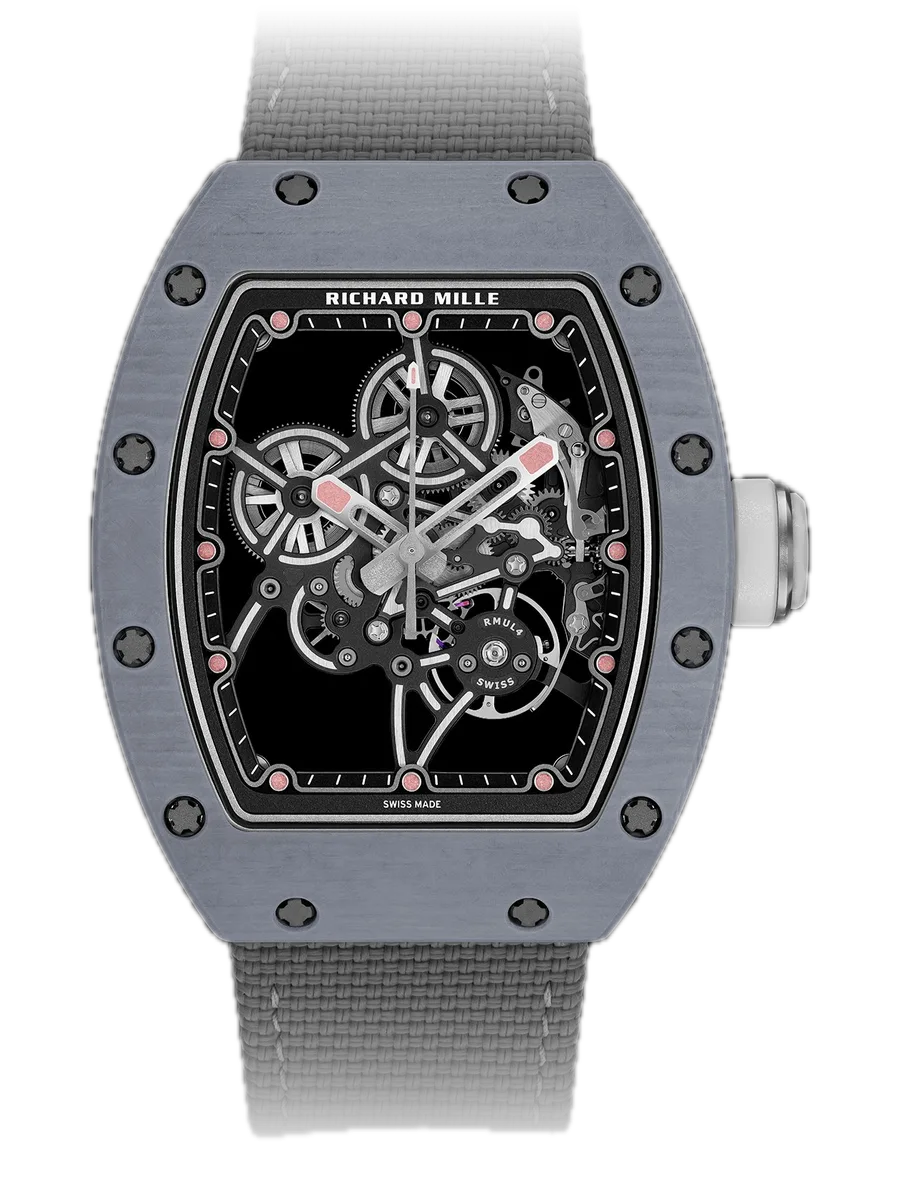 Richard Mille RM 55-01 Grey Quartz TPT, Carbon TPT case