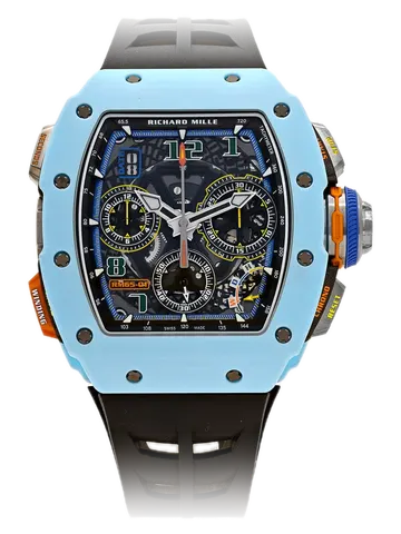 Richard Mille RM 65-01 Pastel Blue, Pastel blue Quartz TPT case