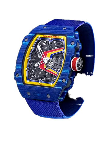 Richard Mille RM 67-02 Fernando Alonso (prototype), Indigo blue case