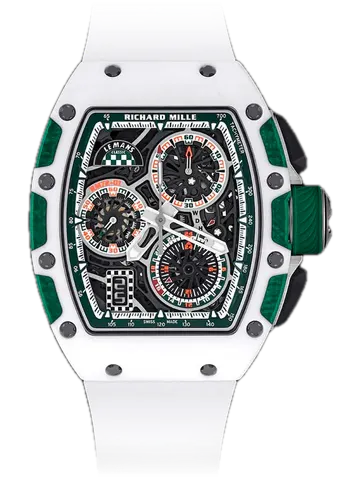 Richard Mille RM 72-01 Le Mans Classic, Green and white Quartz TPT case