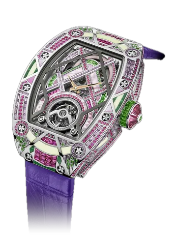 Richard Mille RM HJ-02 Violet Variations, Titanium case